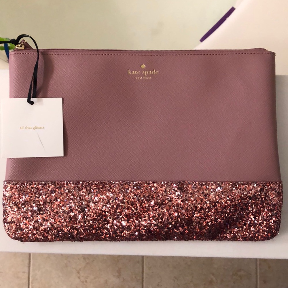 NWT Kate Spade Sparkle Clutch